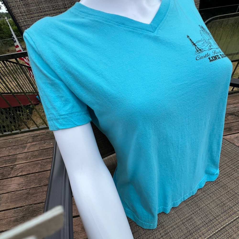 Women's Blue Graphic Tee
